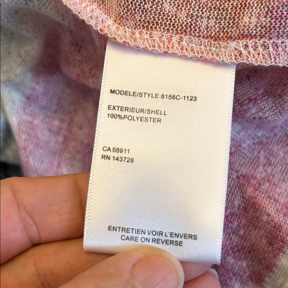 Tribals Striped Multicolor Open Front Maxi Cardigan Size L EUC - Picture 6 of 7